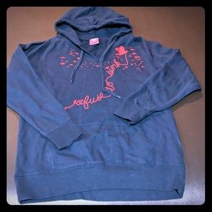 Nautical graphic print hoodie